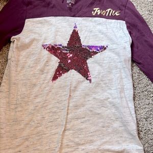 Girls, justice, long sleeved shirt